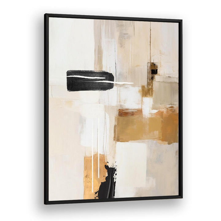 ABSTRACT IN BEIGE I , BOHO ART PAINTINGS