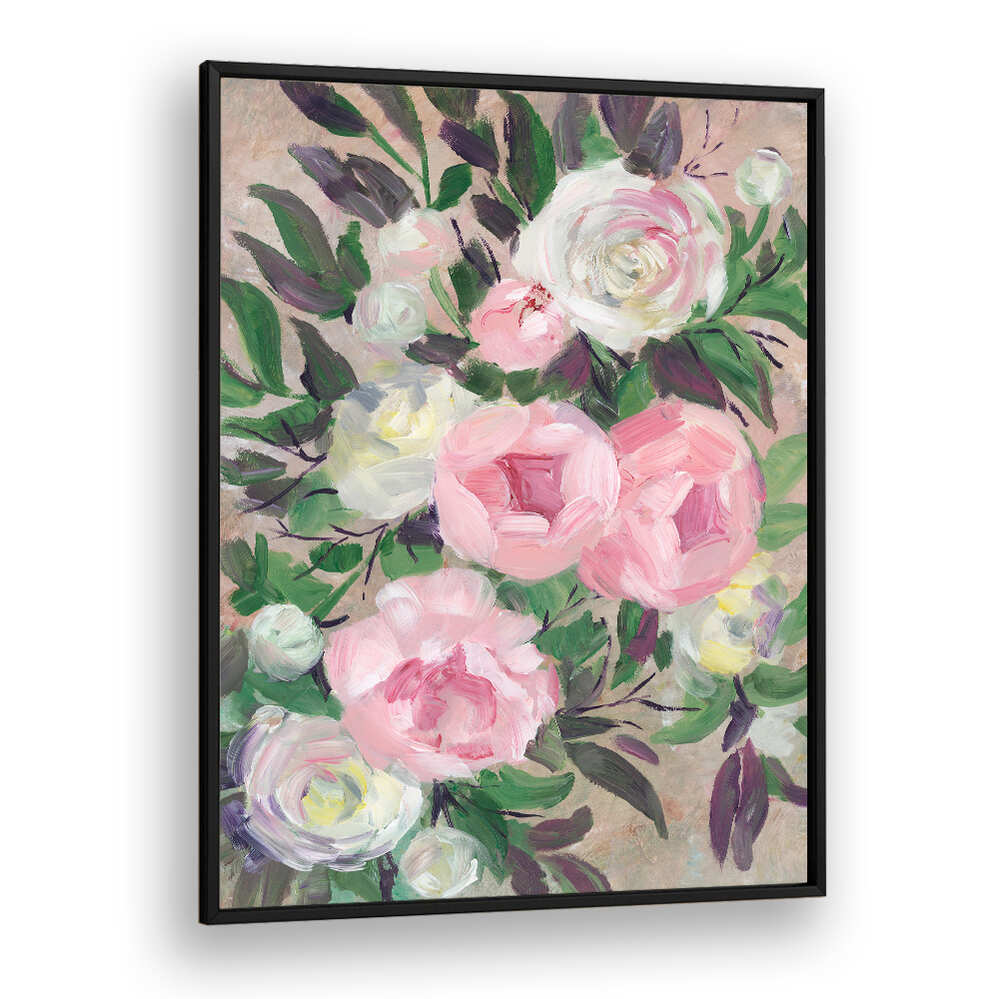 ZOYE PAINTERLY BOUQUET , FLORAL FLOWER PAINTINGS