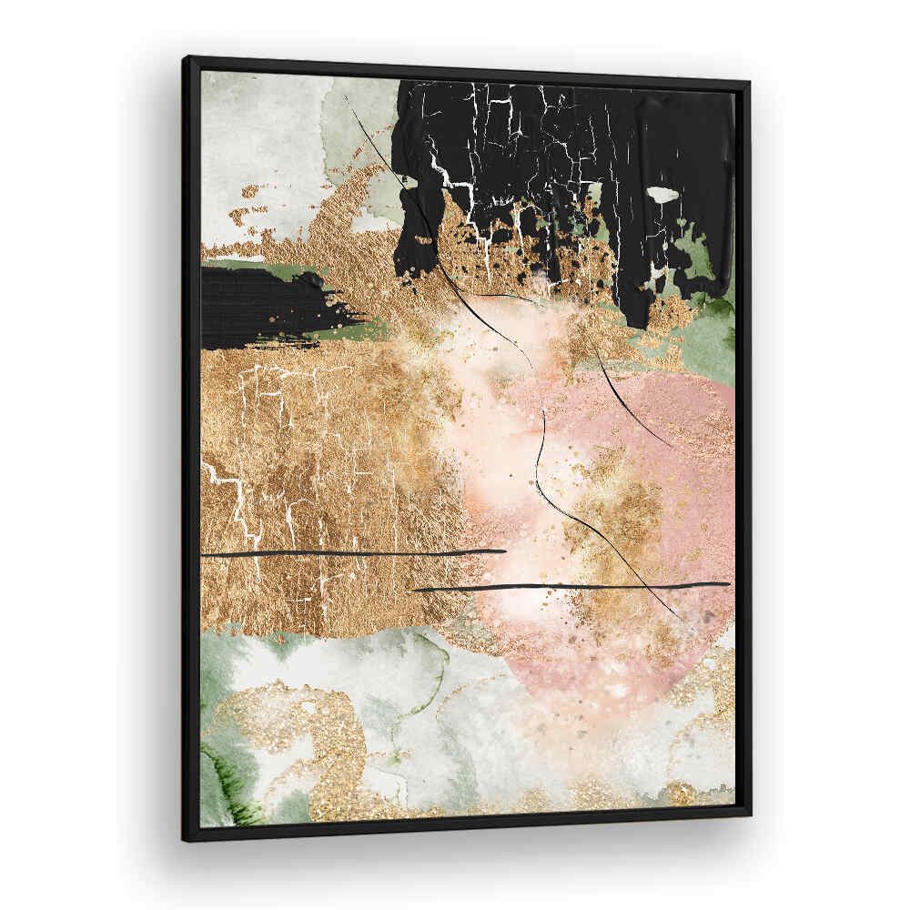 CHAOS IN BLOOM III , BOHO ART PAINTINGS