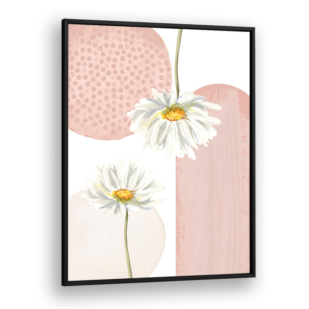 DAISY PINKS III , BOHO ART PAINTINGS