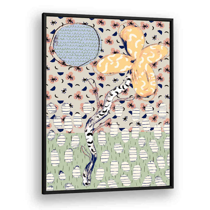 PATTERN PLAY XII , FLORAL FLOWER PAINTINGS