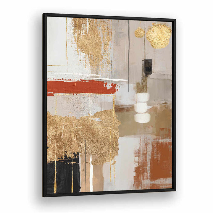 TERRACOTTA CHAOS II , BOHO ART PAINTINGS