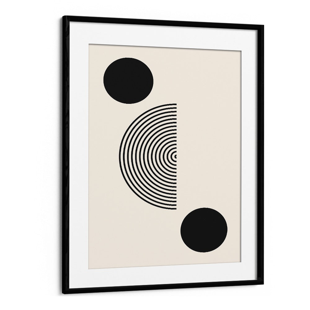 Elevate your decor with BLACK MOLE I, BOHO ART PRINTS featuring elegant black and white abstract design.