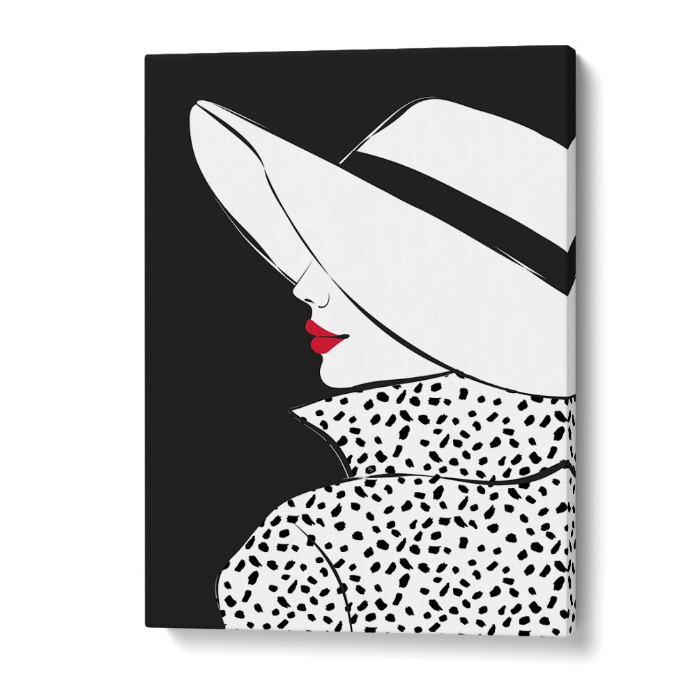 Elegant BLAIR fashion poster by Martina features a stylish black and white portrait, perfect for transforming your space.