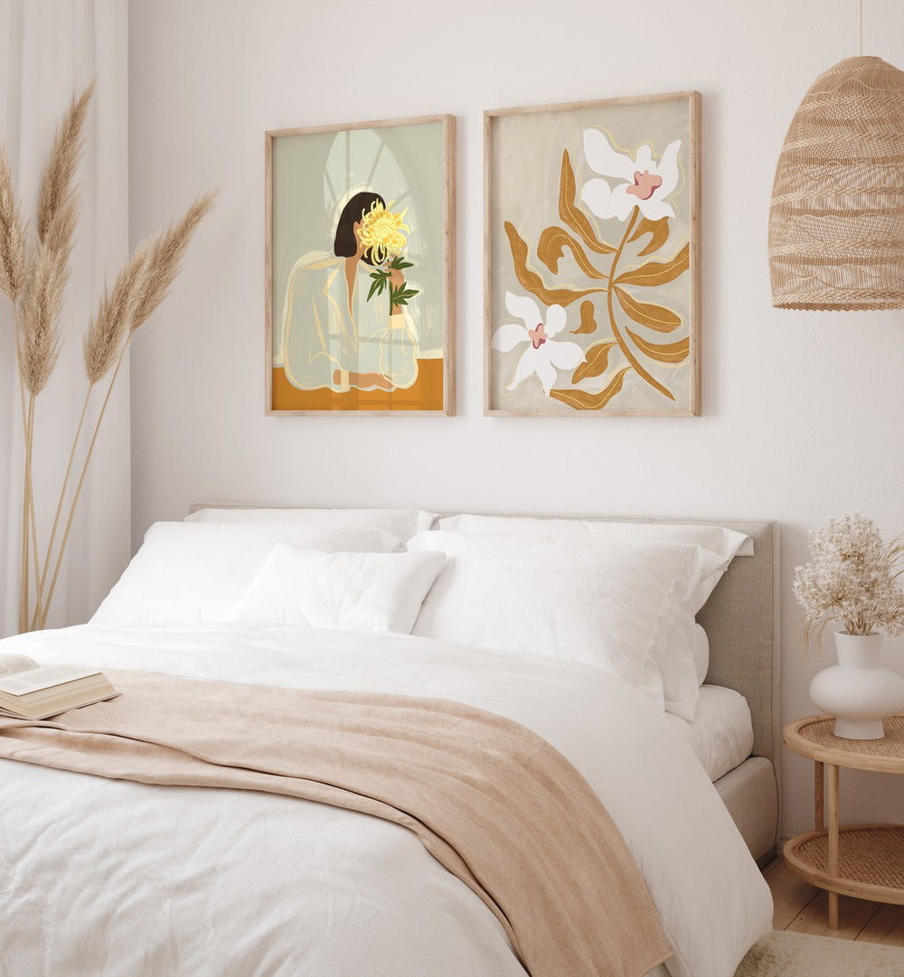 Transform your home with the BLLISFULLNESS SET, SET OF 2 PAINTINGS, showcasing joy and tranquility in your decor.
