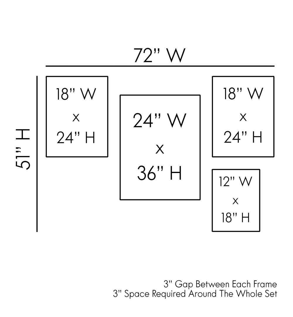 Stylish BOSS LADY GALLERY WALL layout, perfect for inspiring gallery walls in your home or office space.
