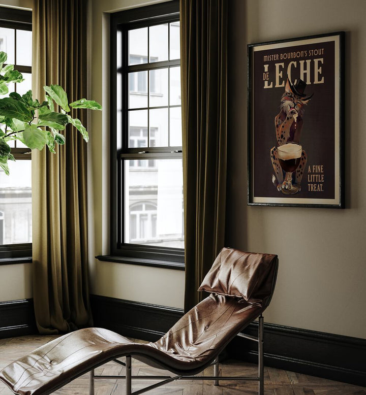 Quirky Bourbon Cat Bar art adds charm to any space, blending feline fun with Guinness-inspired design.