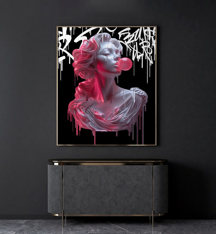 BUBBLE ATHENEA, ALTERED ART PRINTS by Dikhotomy adds a creative touch to your decor with striking design and color.