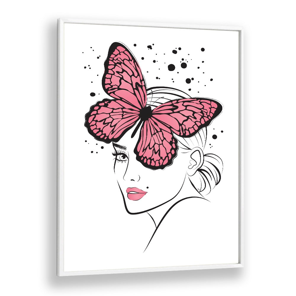 Stunning BUTTERFLY GIRL, FASHION POSTERS by Martina, perfect for adding elegance to any space. Transform your decor today!