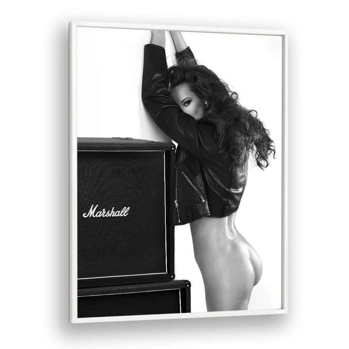 Stunning "Baby" photography prints by David Drake, showcasing fine art in a chic white frame for your home decor.
