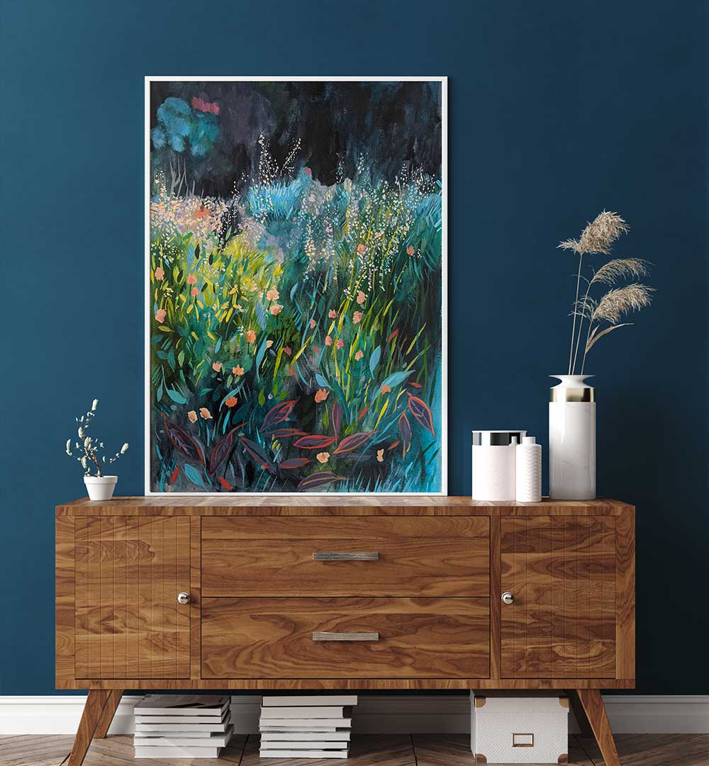 BABY'S BREATH , FLORAL FLOWER PAINTINGS