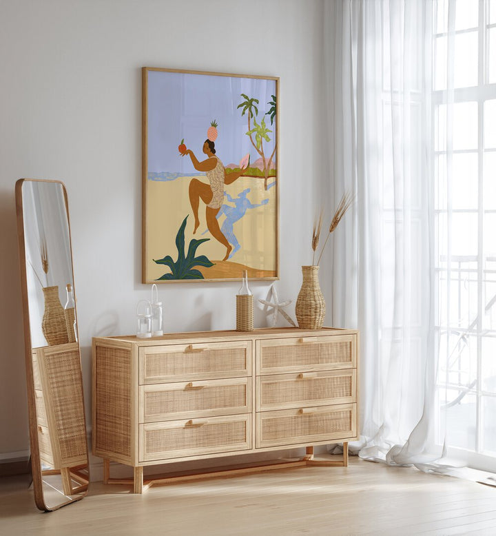 Vibrant wall art featuring "Balancing Act, Portraits" by Arty Guava, perfect for enhancing any living space.