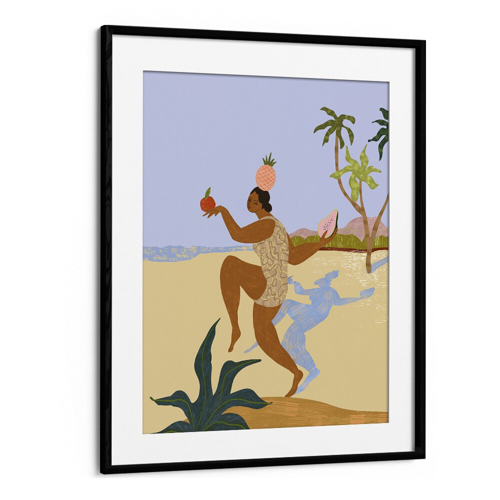Colorful "Balancing Act" by Arty Guava showcases vibrant portraits and figurative illustrations for your space.