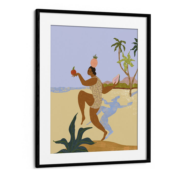 Colorful "Balancing Act" by Arty Guava showcases vibrant portraits and figurative illustrations for your space.