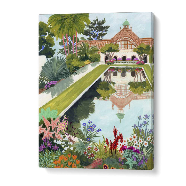 Vibrant BALBOA PARK, WALL ART PRINTS by Sarah Gesek enhance any space with stunning floral reflections and colors.