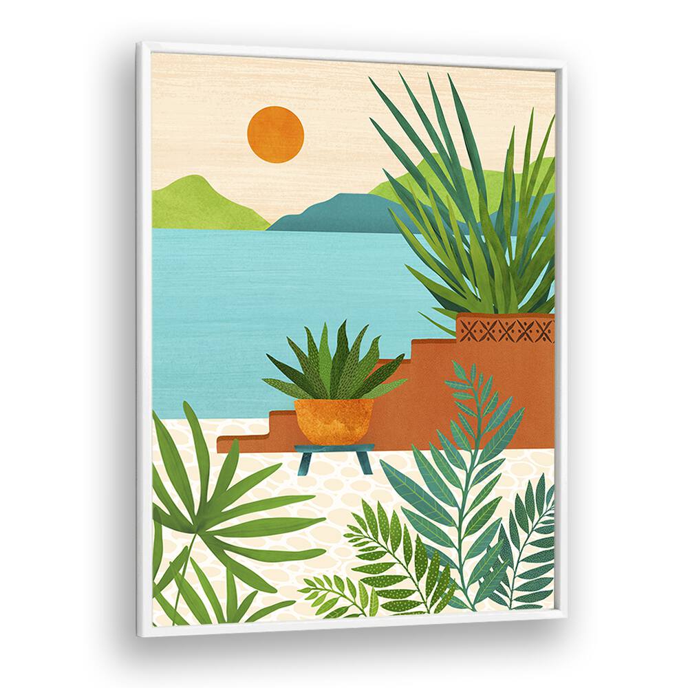 BALI COAST SUNSET, FLORAL FLOWER PAINTINGS by Kristian Gallagher, showcasing vibrant nature in stunning detail.