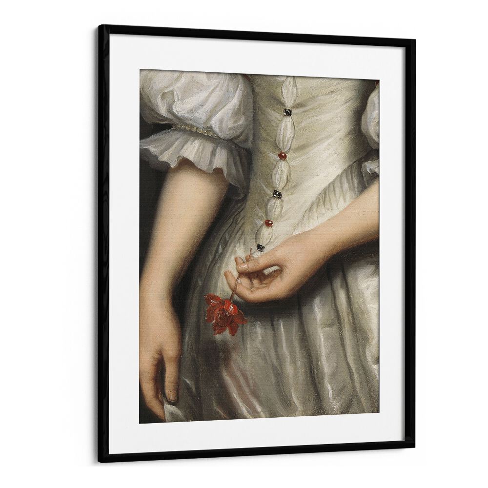 Exquisite BAROQUE DETAIL PAINTING, ALTERED ART PRINTS by The Art Concept in elegant black frame, perfect for timeless decor.