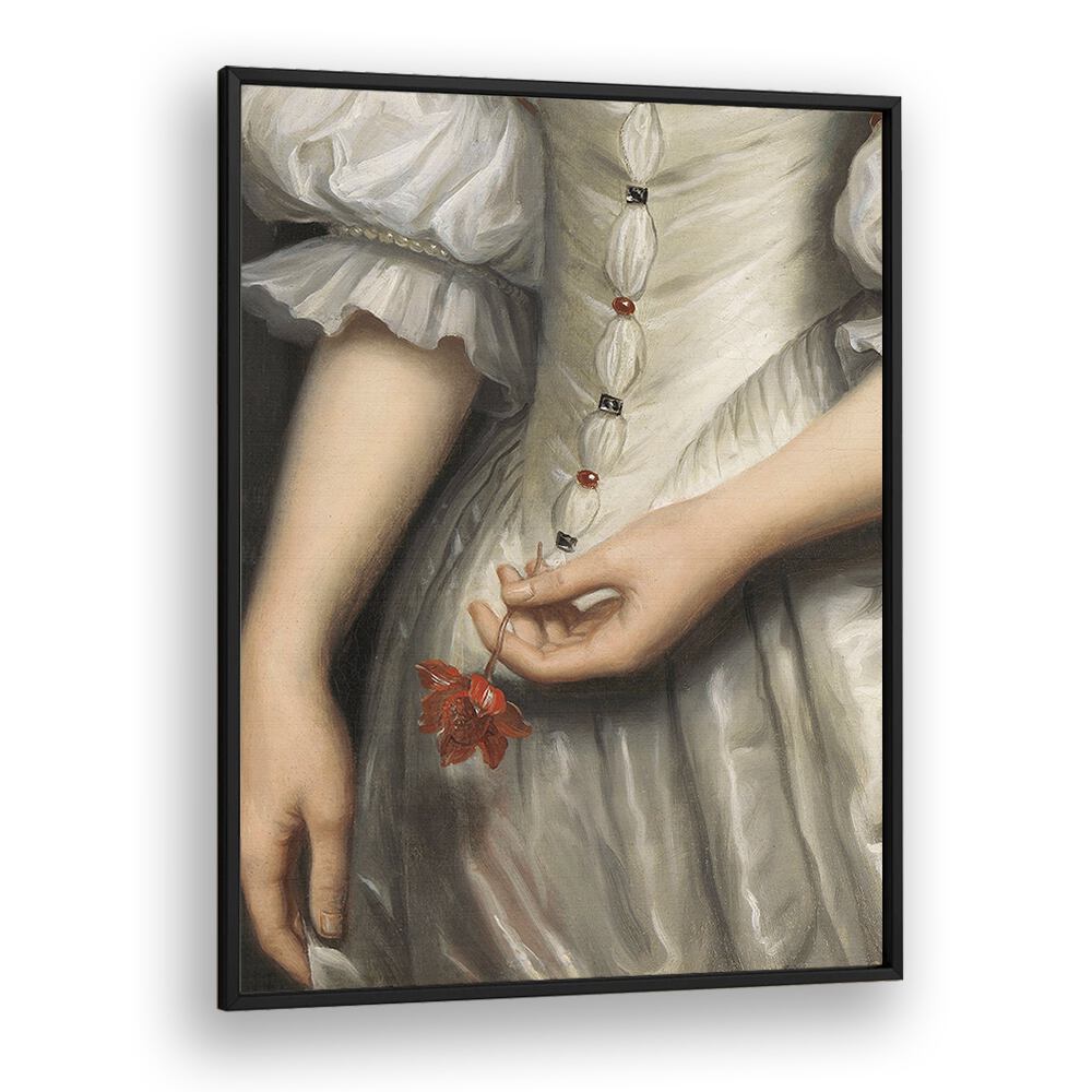 Beautifully framed Baroque Detail Painting, Altered Art Prints by The Art Concept, showcasing exquisite craftsmanship.