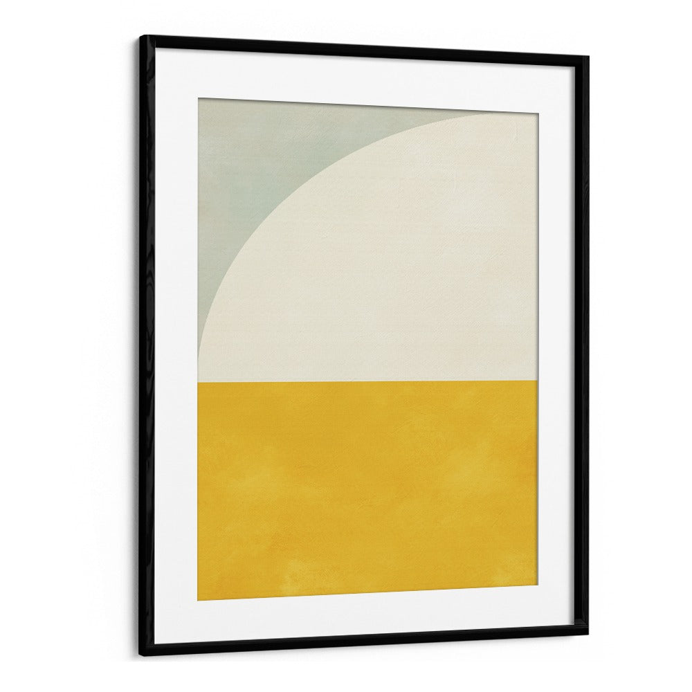 Bauhaus II, ABSTRACT PAINTINGS by Ana Rut Bre features a modern design in a sleek black frame, perfect for any space.
