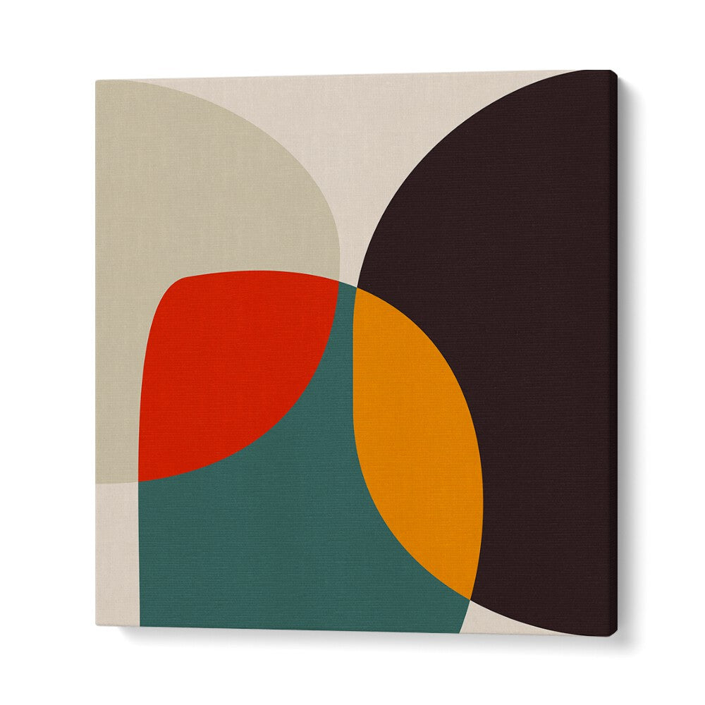 BAUHAUS MODERN BOLD III, ABSTRACT PAINTINGS by Ana Rut Bre showcases vibrant shapes and colors for modern artistry.