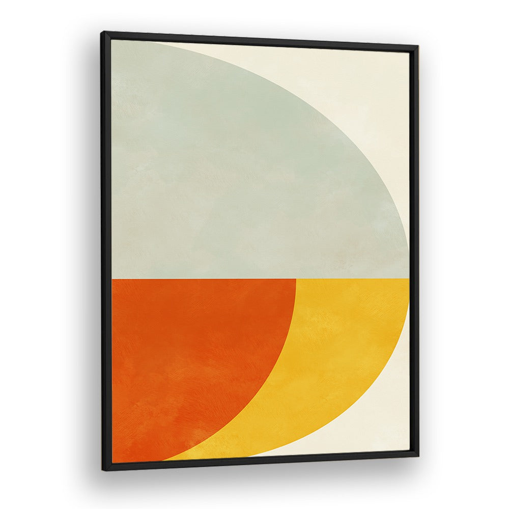 BAUHAUS V, ABSTRACT PAINTINGS features vibrant geometric shapes, perfect for modern home decor by Ana Rut Bre.