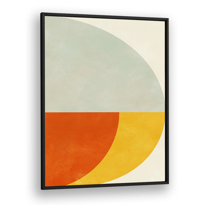 BAUHAUS V, ABSTRACT PAINTINGS features vibrant geometric shapes, perfect for modern home decor by Ana Rut Bre.