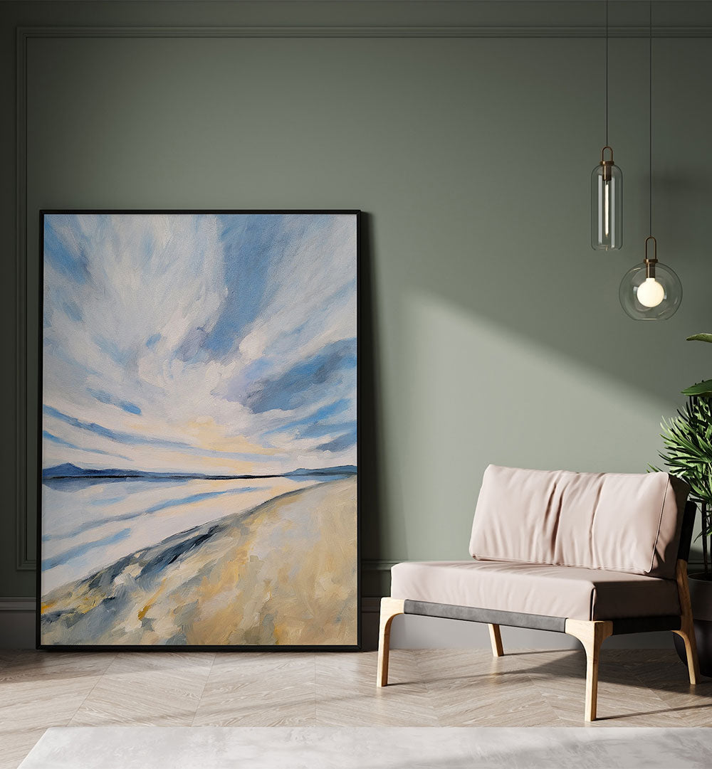 BAY HORIZON , LANDSCAPE PAINTINGS