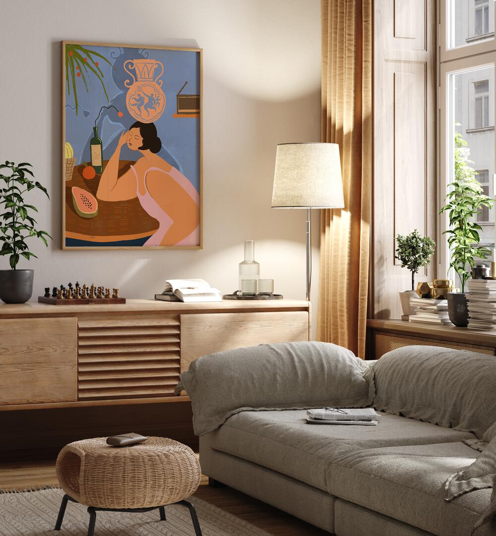 Stylish "BE STILL, KITCHEN POSTERS" by Arty Guava enhance your space with captivating wall art and vibrant design.