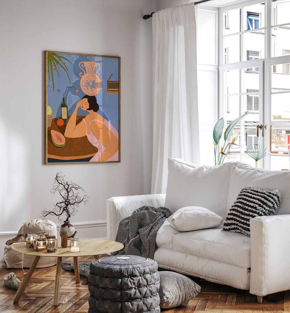 Transform your kitchen with the serene "BE STILL, KITCHEN POSTERS" by Arty Guava, perfect for any living space.