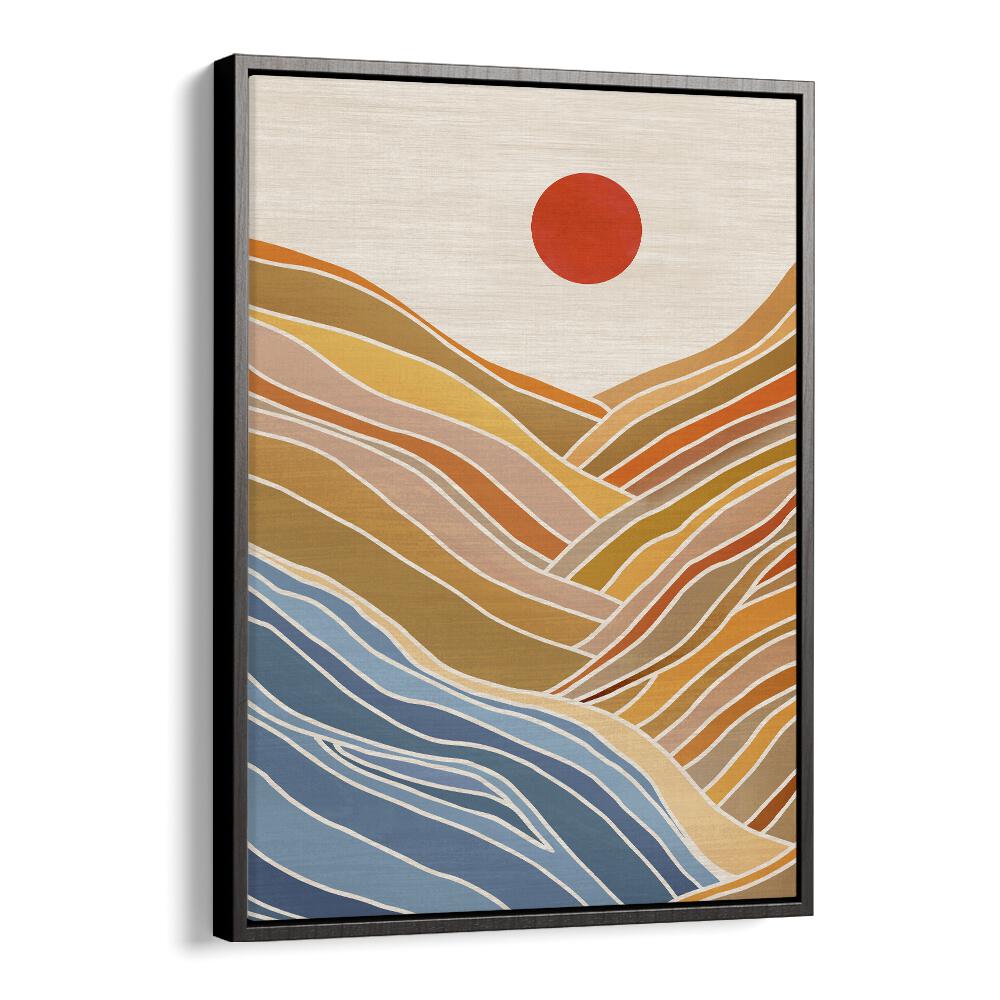 Transform your space with BEACH VIEW, LANDSCAPE PAINTINGS by Kristian Gallagher, featuring serene coastal colors.