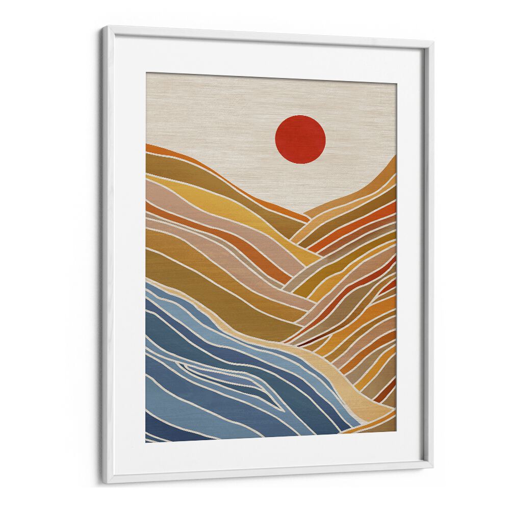 Breathtaking BEACH VIEW, LANDSCAPE PAINTINGS by Kristian Gallagher, framed art print enhancing any living space.