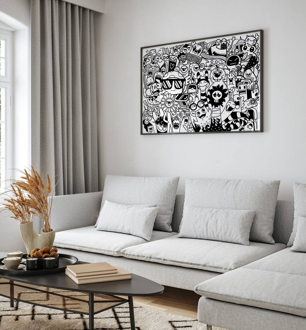 Explore creativity with the BEASTIE BONANZA II, DOODLE ART PAINTINGS, featuring vibrant and playful designs.