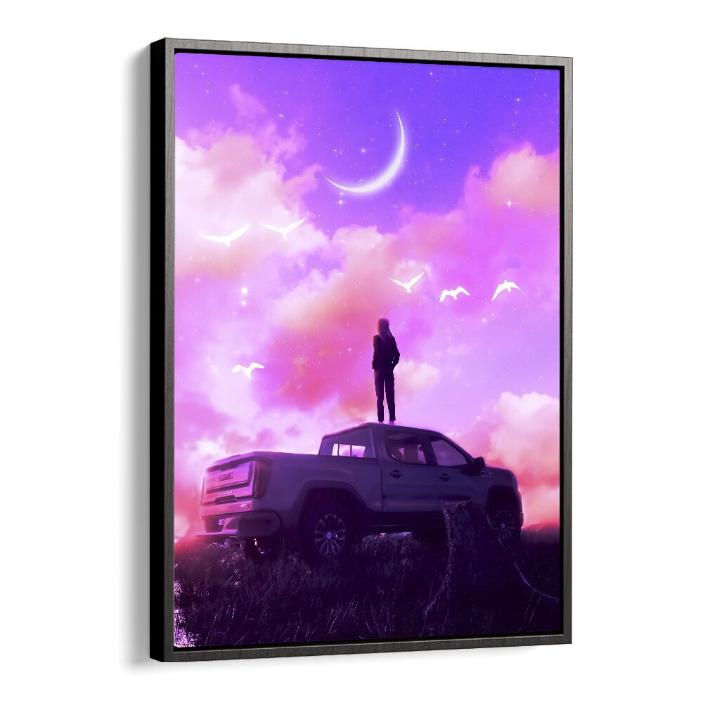 Explore the "BEAUTIFUL DREAM, SURREAL ART PRINTS" by Ritvik Takkar, showcasing a mystical landscape and vibrant colors.