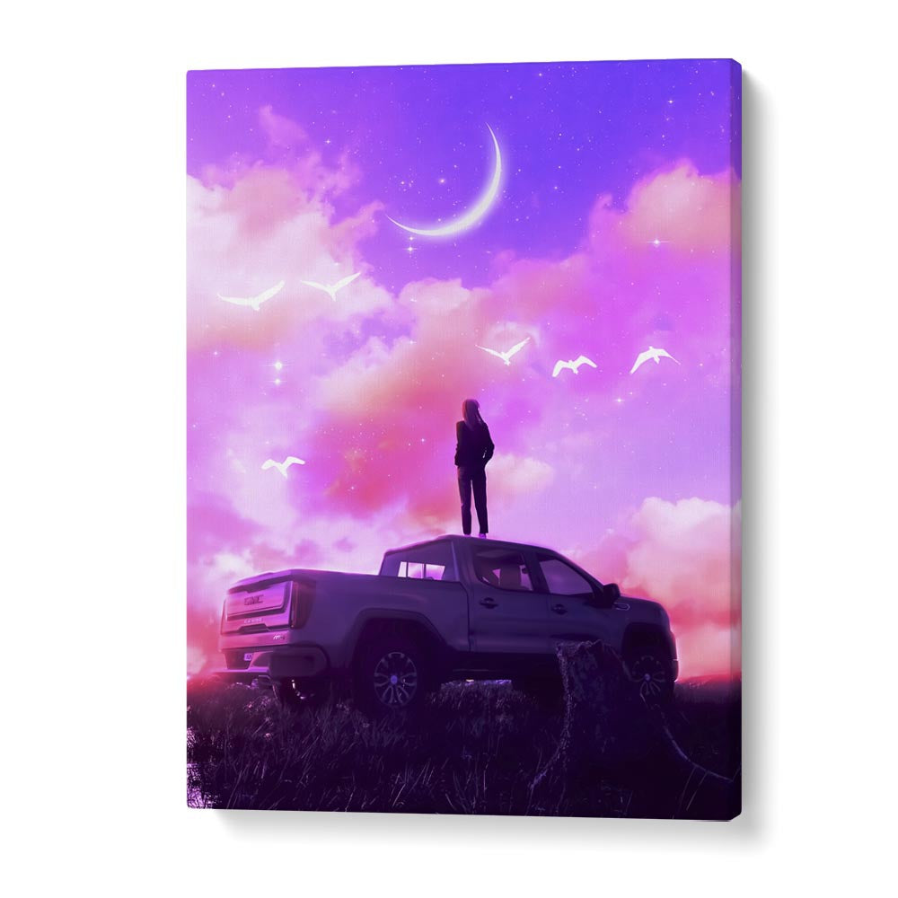 Explore the enchanting "Beautiful Dream, Surreal Art Prints" by Ritvik Takkar, capturing a vivid dreamlike landscape.