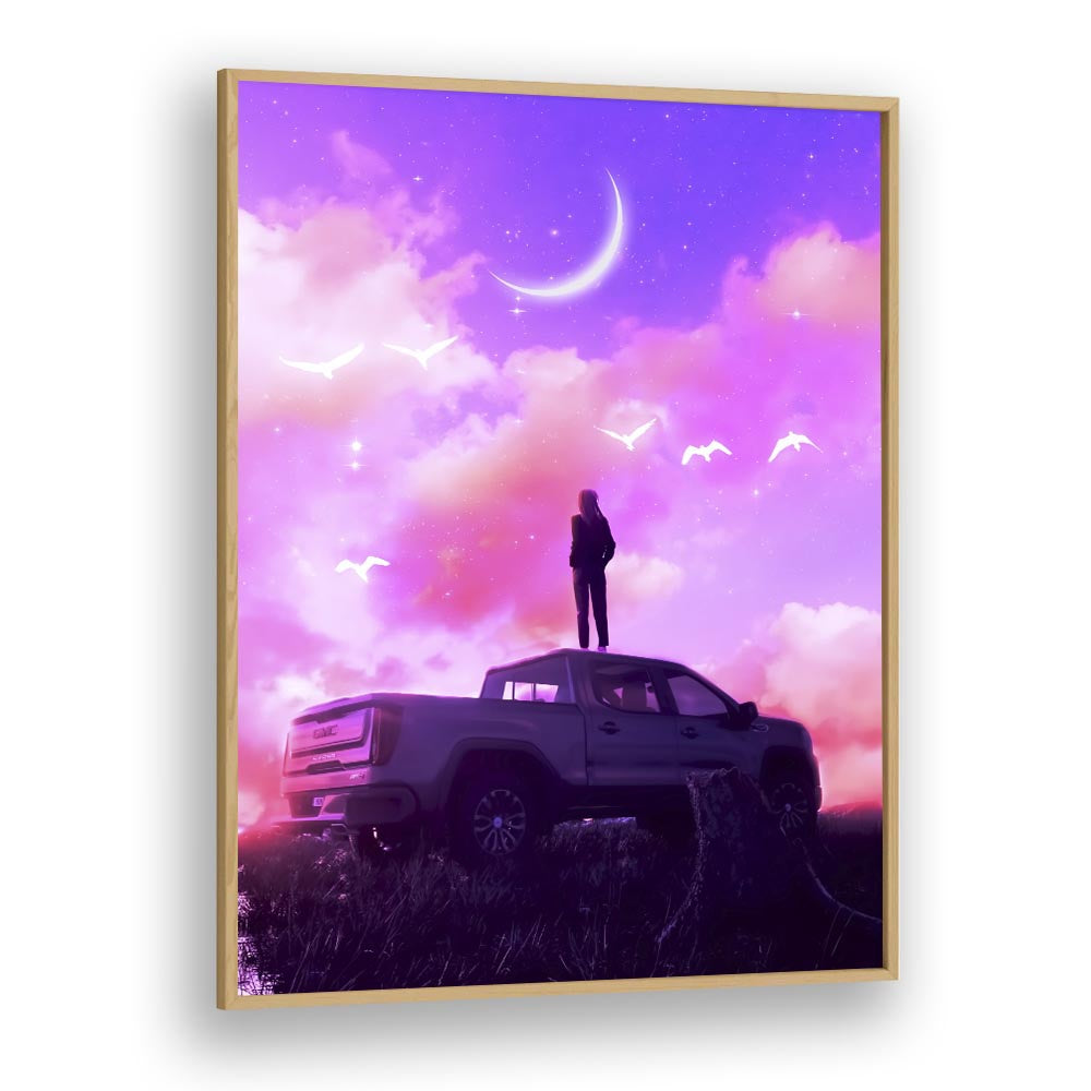 Explore the enchanting "Beautiful Dream, Surreal Art Prints" by Ritvik Takkar, perfect for vibrant home decor.