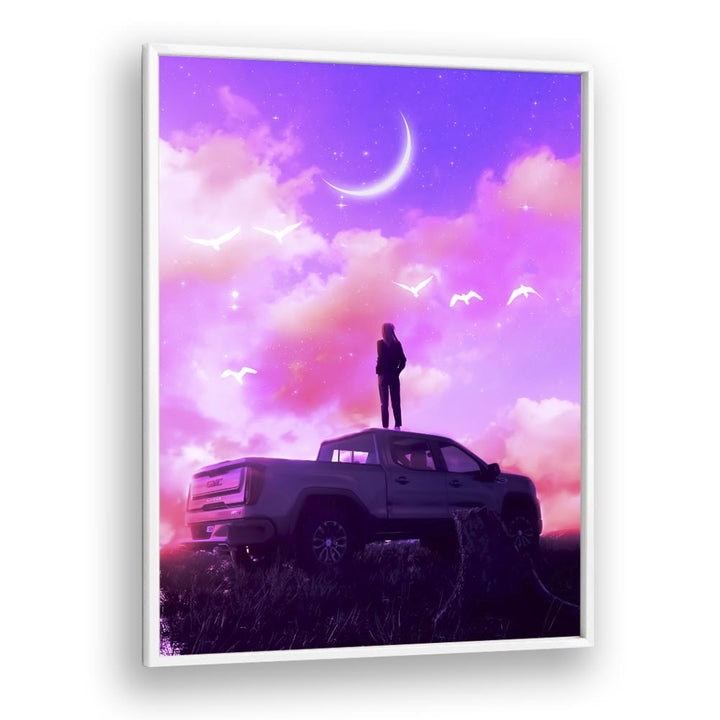 Explore the enchanting "Beautiful Dream, Surreal Art Prints" by Ritvik Takkar, featuring a surreal landscape and vibrant colors.