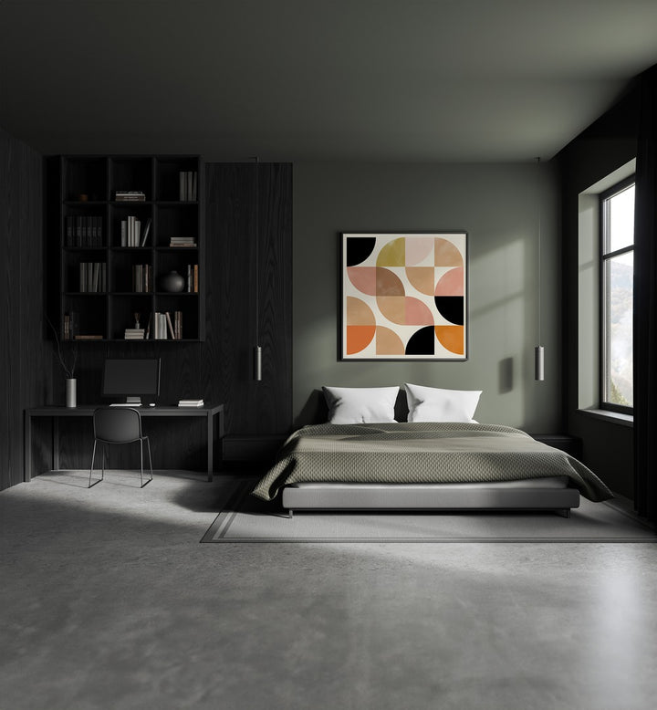 Transform your space with BEIGE VIERTEL CIRCLES, ABSTRACT PAINTINGS by Ana Rut Bre, showcasing stunning colors and shapes.