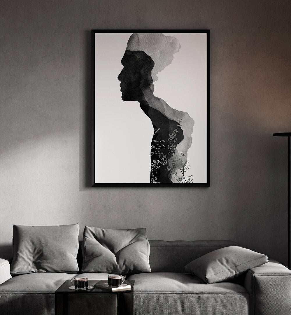 Stylish BEIGE STORIES GALLERY WALL featuring abstract prints, perfect for modern GALLERY WALLS in neutral tones.