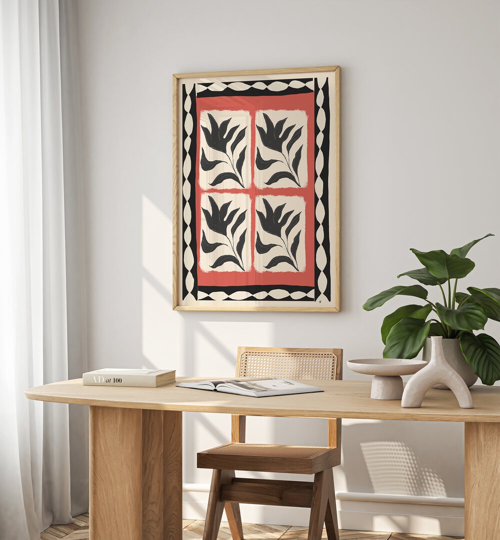 Elegant BLACK AND WHITE ABSTRACT FLOWERS I, FLORAL FLOWER PAINTINGS, perfect for enhancing modern decor.