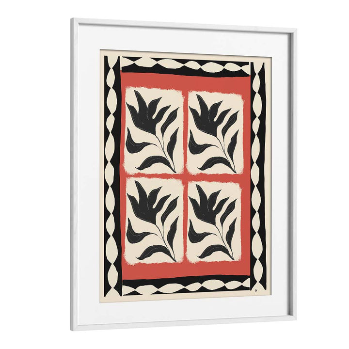 Black and white ABSTRACT FLOWERS I artwork, a stylish addition to any decor, showcasing FLORAL FLOWER PAINTINGS elegance.