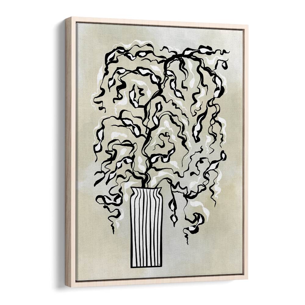 Stylish BLACK TWIGS, FLORAL FLOWER PAINTINGS by Martina enhance your space with elegant botanical art.