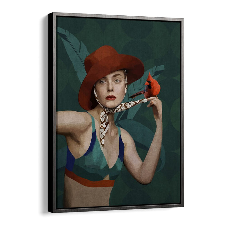 KARDINAL KUSLU KIZ, PORTRAITS by Emel Tunaboylu adds elegance and charm to any space with captivating artistry.