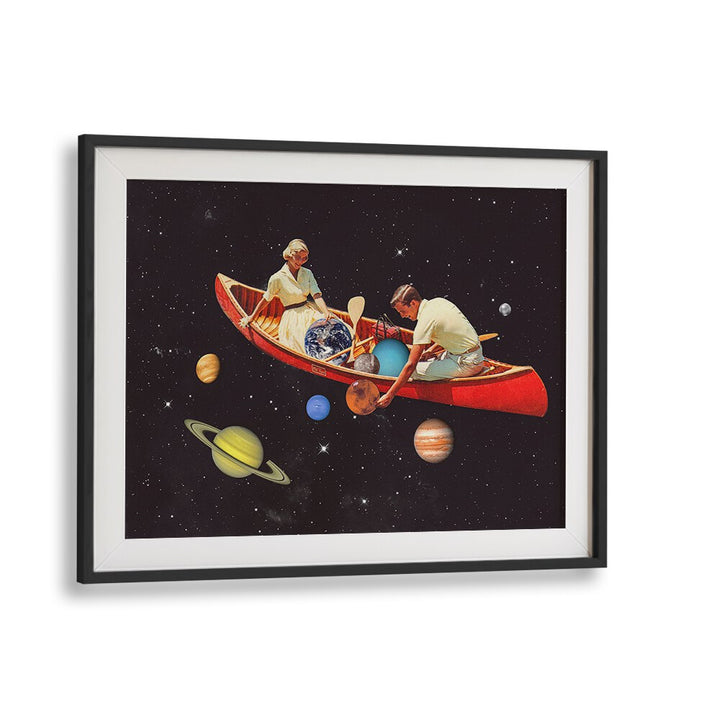 Surreal art print from BIG BANG GENERATION, featuring cosmic elements in a framed design by Vertigo Artography.