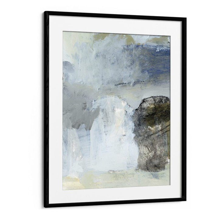 Serene BLUE, ABSTRACT PAINTINGS by Dan Hobday, perfect for elevating modern decor and creating a tranquil atmosphere.