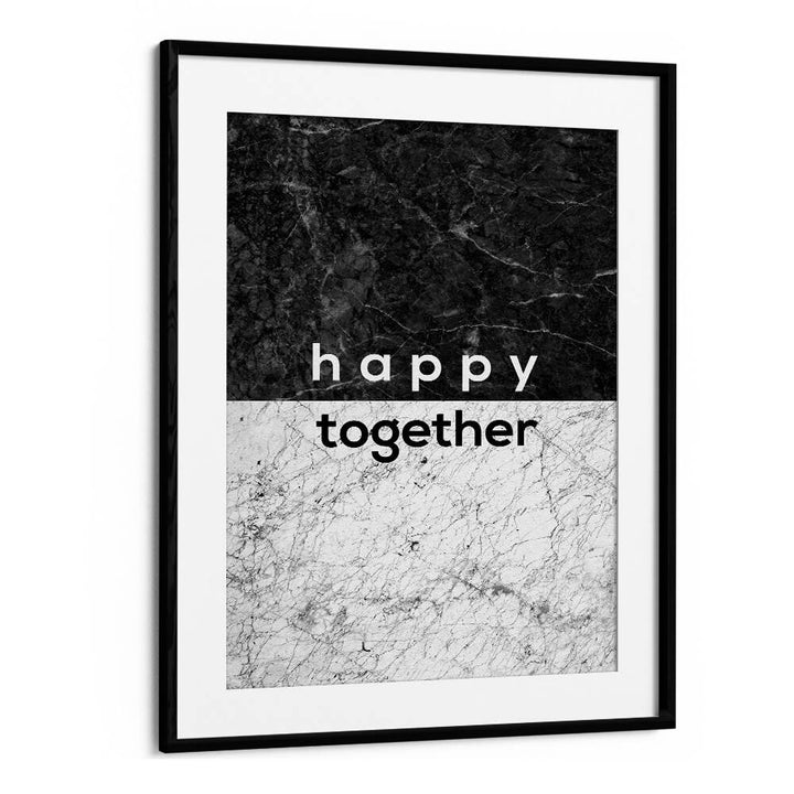 Stylish wall art featuring the HAPPY TOGETHER COUPLES, QUOTES design from Orara Studio, perfect for celebrating love.
