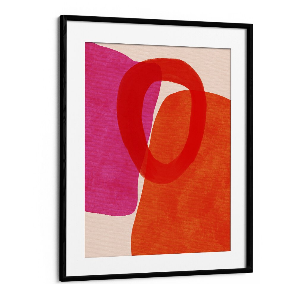 Vibrant PAINTED LINES V KOPIE, ABSTRACT PAINTINGS by Ana Rut Bre, framed art adding modern flair to any space.
