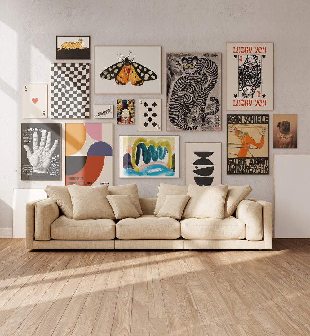 Elevate your decor with the BLACK MOON GALLERY WALL, perfect for stylish GALLERY WALLS in any room.
