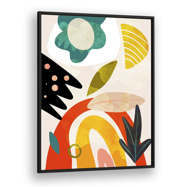 Explore the vibrant "CUTOUTS BAUHAUS II KOPIE, ABSTRACT PAINTINGS" by Ana Rut Bre, perfect for modern art lovers.