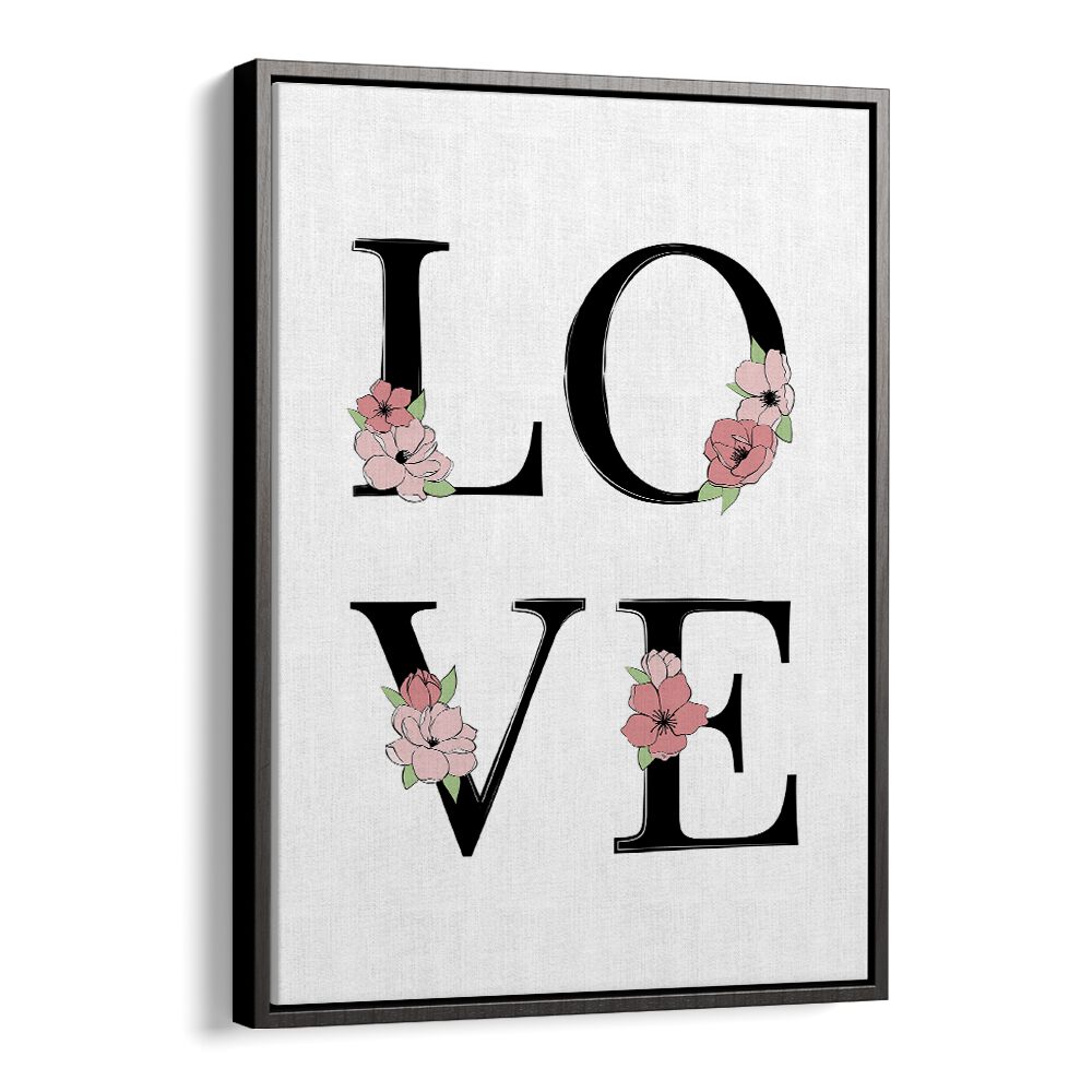 Stylish BLOOMING LOVE, FASHION POSTERS framed artwork featuring floral designs, perfect for any chic interior.