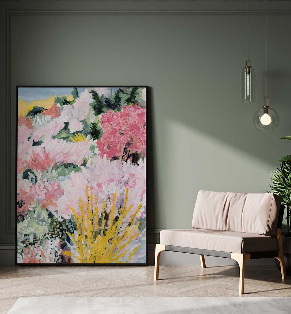 BLOSSOMS , FLORAL FLOWER PAINTINGS